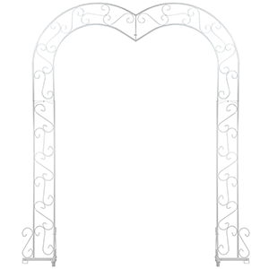 Arch, White Metal Heart