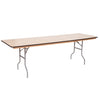 8' Wood Table