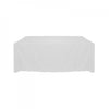 WHITE POLYESTER TABLECLOTH 60X120 in.