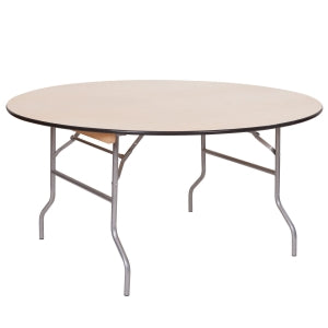 PRE 60 in. Round Wood Table