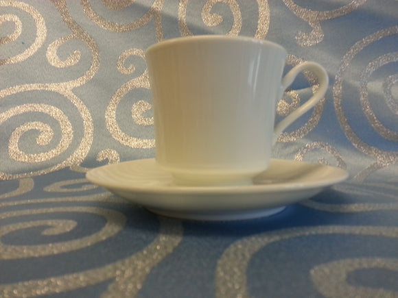 Coffee Saucer, White