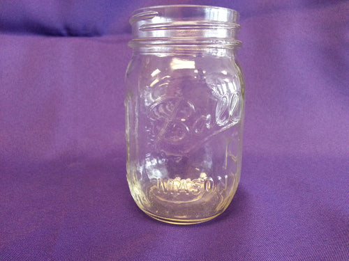 Glass, 12 oz Mason Jar