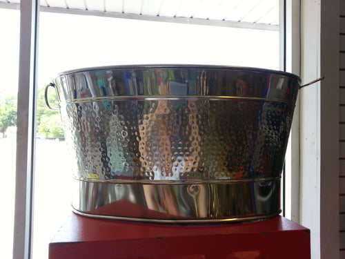 Party Tub Oval Stainless Steel